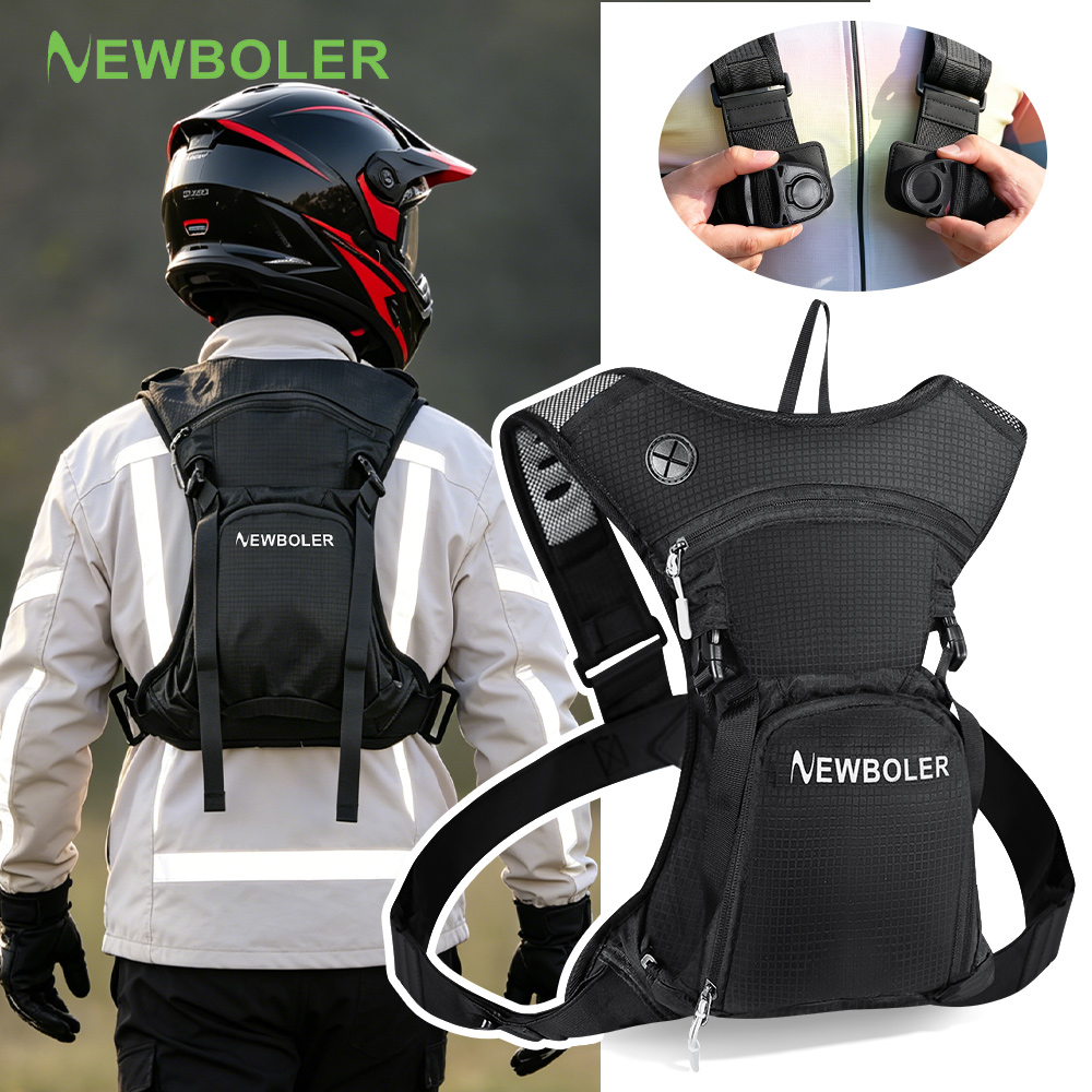 Cycling Commuter Backpack - NEWBOLER 8L Motosiklet Bisiklet Hidrasyon Paketi