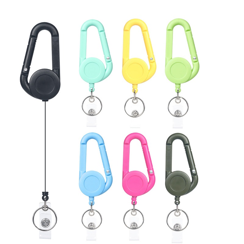 Chain Lock Combination - Sevimli Geri Çekilebilir Rozet Askısı Charm