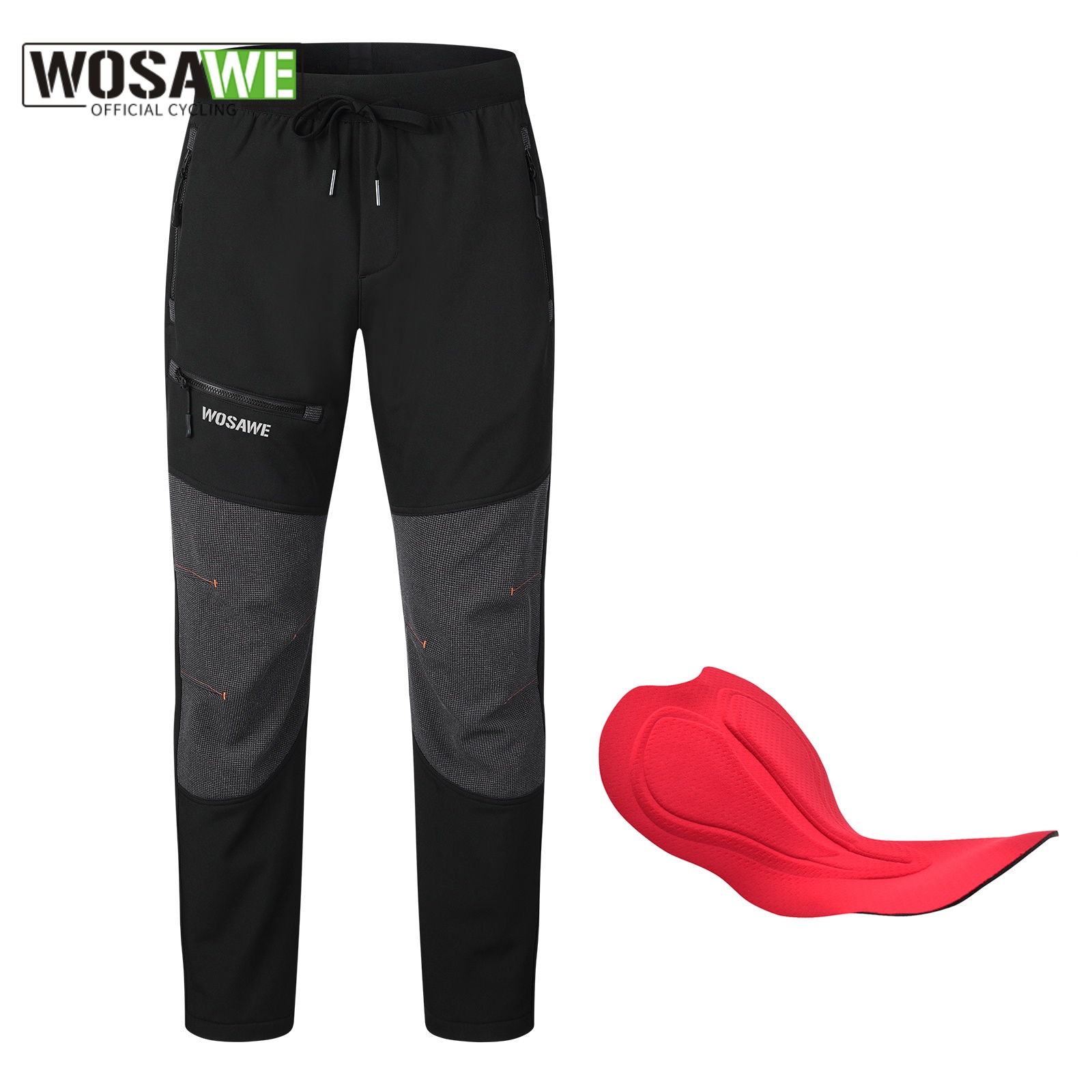Cycling Commute Pants - WOSAWE Erkek Dolgulu Bisiklet Pantolonu, Kışlık