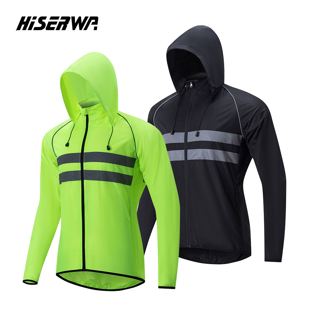 Cycling Commuter Jacket - HISERWA Bisiklet Rüzgarlık Rüzgar Geçirmez Su