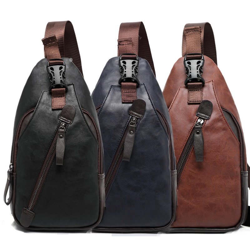PU deri çok cepli erkek göğüs  - Cycling Commuter Backpack incelemesi ve fiyatı