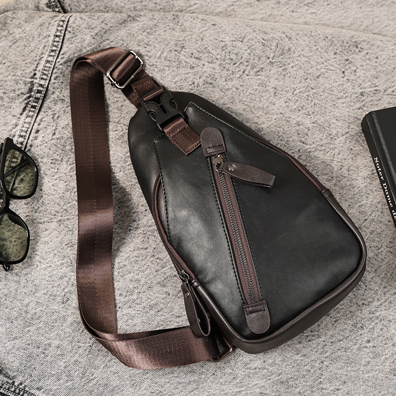 PU deri çok cepli erkek göğüs  - Cycling Commuter Backpack incelemesi ve fiyatı
