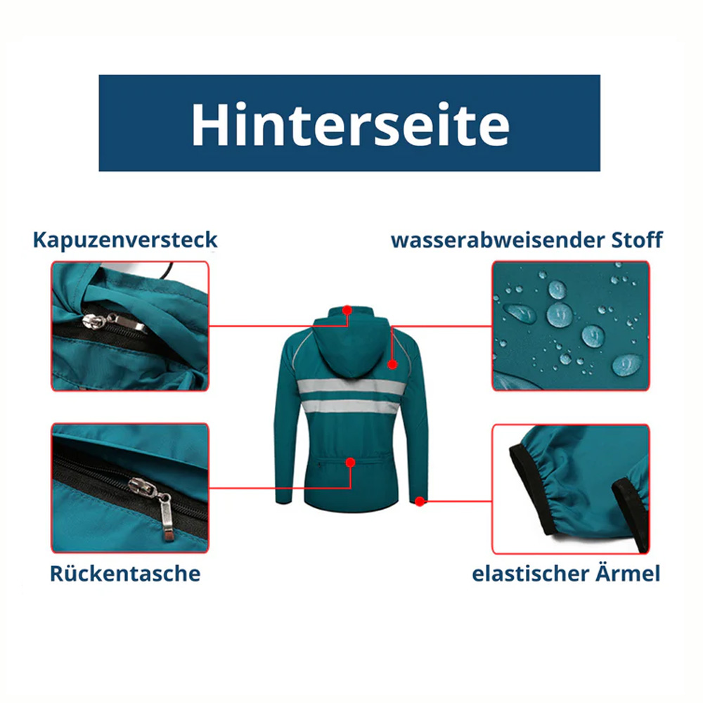 Erkek Su Geçirmez Bisiklet Cek - Cycling Commuter Jacket incelemesi ve fiyatı