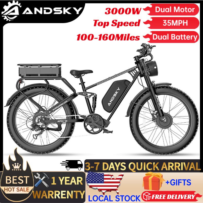 ANDSKY Apex50 AWD Elektrikli B - Bike Pump Frame Mount incelemesi ve fiyatı