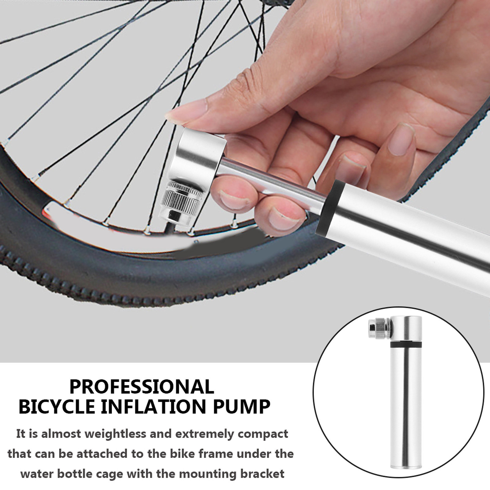 Bisiklet Pompası, Lastik Tamir - Bike Pump Frame Mount incelemesi ve fiyatı